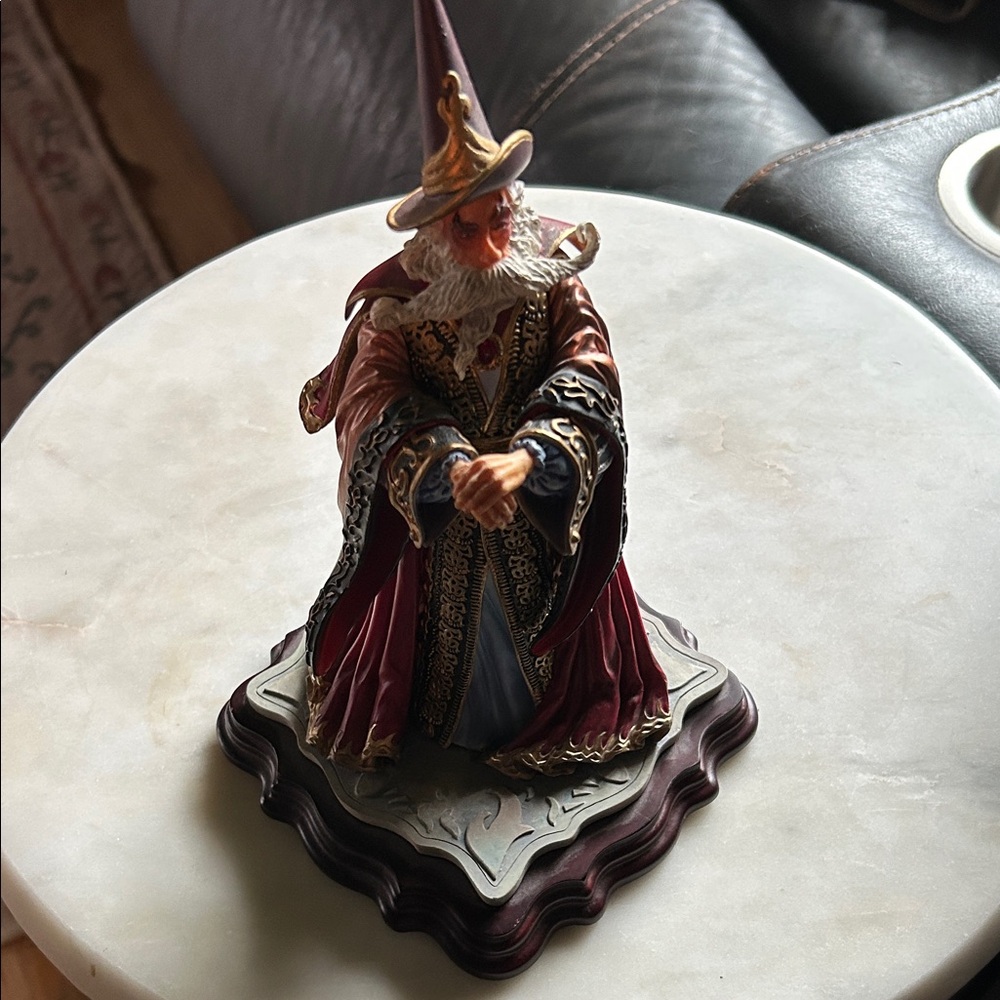 Decorative Wizard Figurine Statue the Miles Pinkney Company